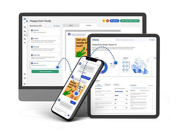 Inca, survey platform developed by Nexxt Intelligence